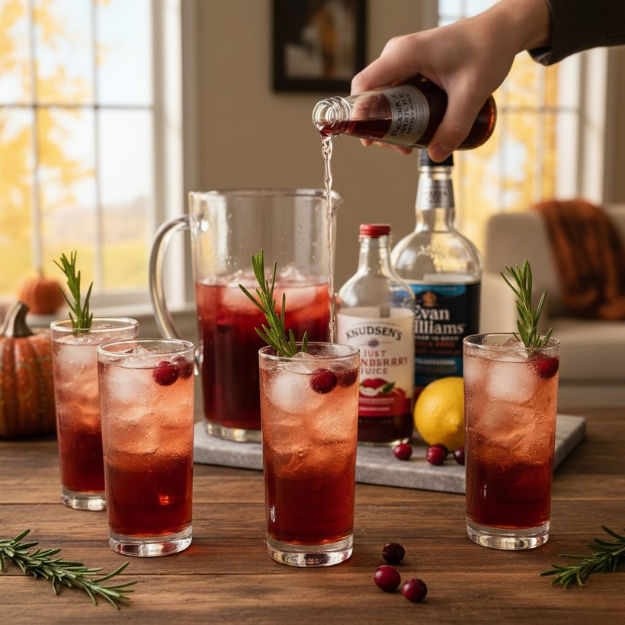 The "Welcome Home" Bourbon Fizz: The Perfect Easy Cocktail to Start Thanksgiving