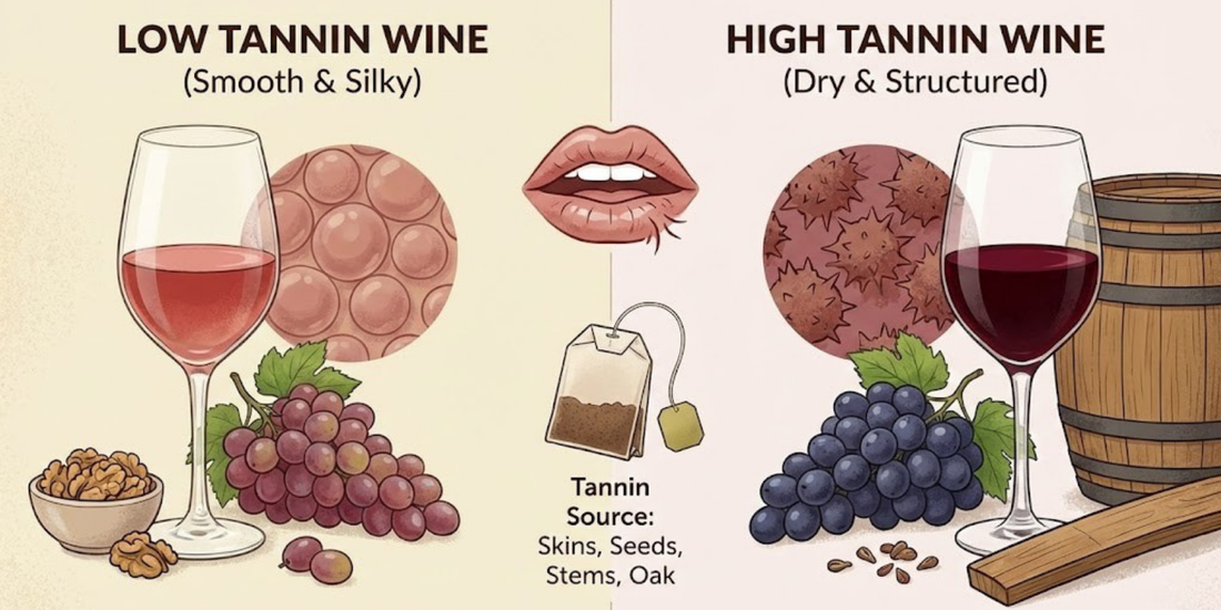 What Are Tannins in Wine? (And Why They Make Your Mouth Feel Dry)