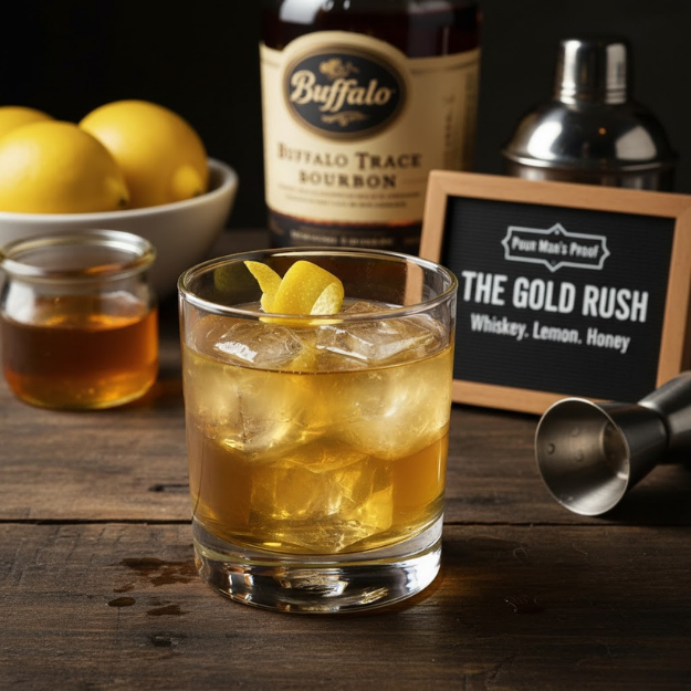 The Gold Rush: A Simple 3-Ingredient Whiskey Sour Twist